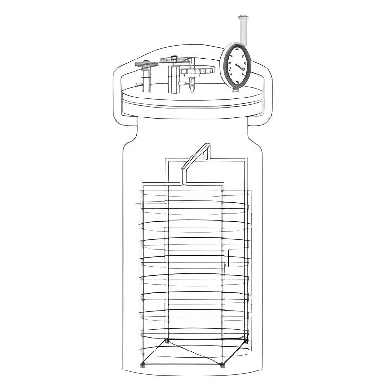 Anaerobic Culture Jar Mcintosh & Fildes with Pressure Gauge image-1