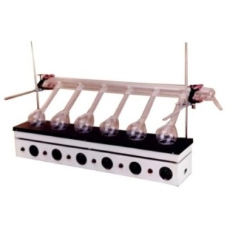 Kjeldhal Digestion Unit With Heating Box And Fume Duct for lab image-1