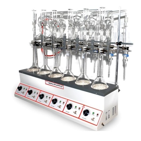 Kjeldhal Distillation Unit with Stand & Heating Box for La image-1