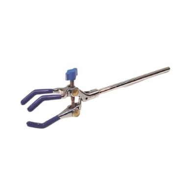 Co-Axial Condenser Clamp 3 Fingers Silicon Sleeves 18-75mm Dia Lab image-1