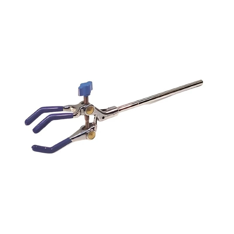 Co-Axial Condenser Clamp 3 Fingers Silicon Sleeves 18-75mm Dia Lab image-1