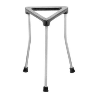 Tripod Stand Cast Iron Painted Top with Chrome Legs for Lab image-1