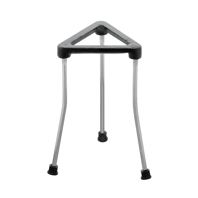  Tripod Stand Cast Iron Painted Top with Chrome Legs for Lab image-2