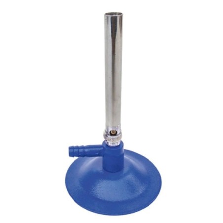 Bunsen Burner Brass Pipe 12mm Dia Chrome Plated with Regulator Lab image-1