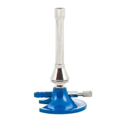 Teclu Burner Chrome Plated Brass Tube with Regulating Cone Lab image-1