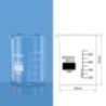 Borosil 1000D16 - 100 ml Low Form Beaker with Spout