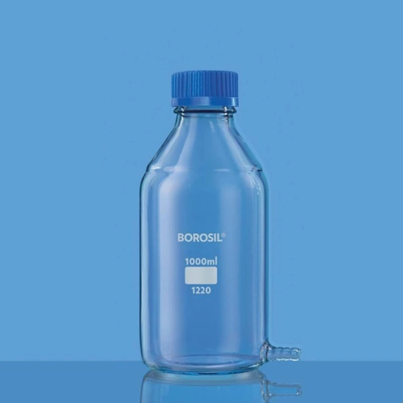  Borosil 1000 ml Aspirator Bottle With GL 45 Cap image-2