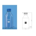 Borosil 5000 ml Aspirator Bottle With GL 45 Cap image-1