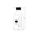  Borosil 20000ml Reagent Bottle Graduated Screw Cap 1501040 image-3