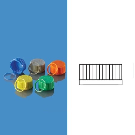 Borosil Blue Screw Cap With Pouring ring 1503C06 image-1