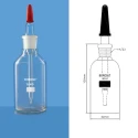 Borosil 30ml Dropping Bottle With Glass Dropper 1640010 image-1