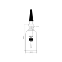  Borosil 60ml Dropping Bottle With Glass Dropper 1640013 image-3