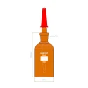  Borosil 125ml Amber Dropping Bottle With Dropper 1650017 image-3