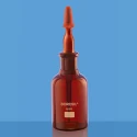  Borosil 250ml Amber Dropping Bottle With Dropper 1650021 image-2