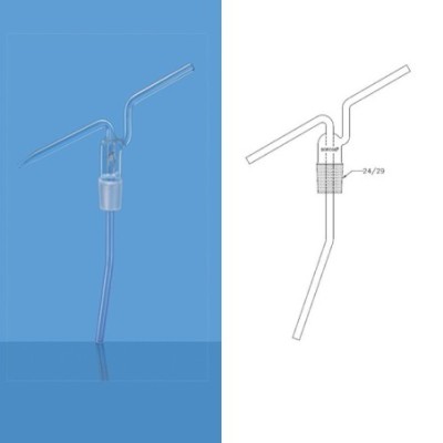 Borosil 250ml Stopper For Glass Wash Bottle 1661021 image-1