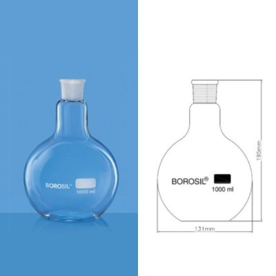 Borosil 500 ml Flask For Glass Wash Bottle 1662024 image-1