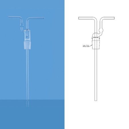 Borosil 250ml Stopper For Gas Washing Bottles 1761021 image-1