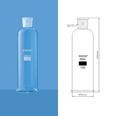 Borosil 125ml Gas Washing Bottle 1762017 image-1