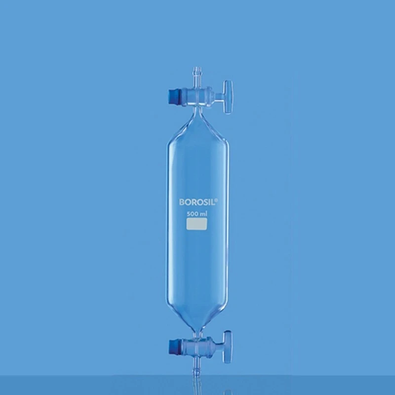  Borosil 250ml Gas Sampling Tube With Stopcock 1764021 image-2