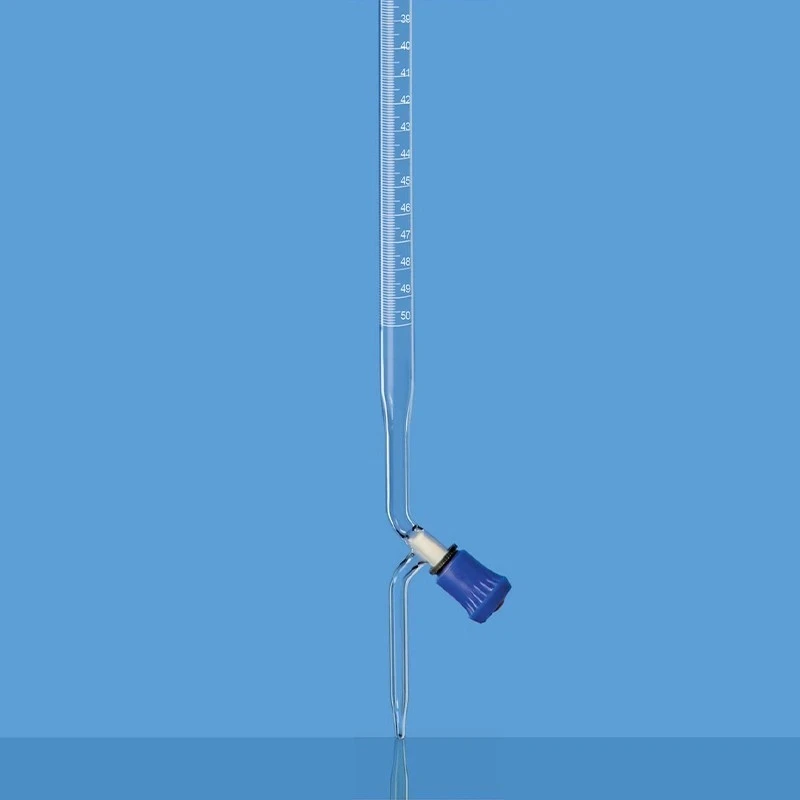  Borosil 100ml Burette Boroflo Stopcock Class A 2121016 image-2
