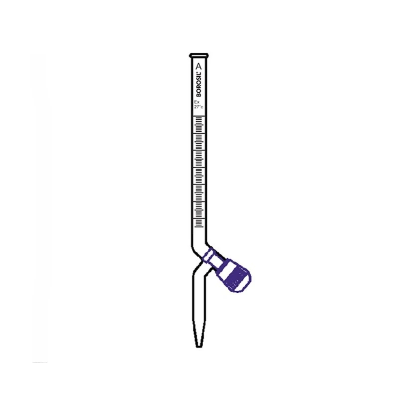  Borosil 100ml Burette Boroflo Stopcock Class A 2121016 image-3