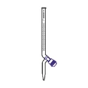  Borosil 25ml Burette Boroflo Stopcock Class B 2122009 image-3