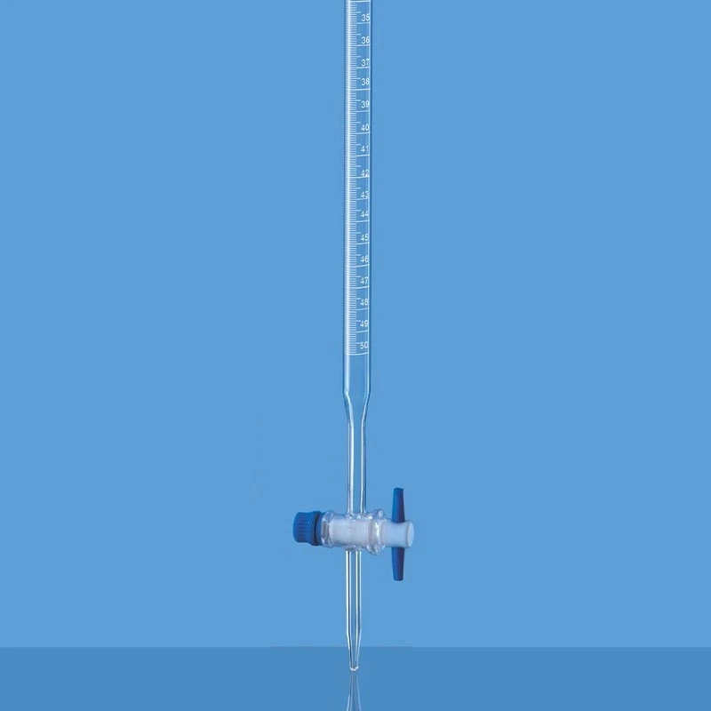  Borosil 50ml PTFE Burette Class B With Stopcock 2130012 image-2