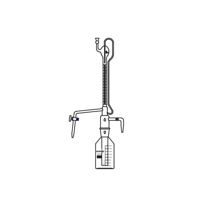  Borosil 50ml Auto Burette Class A Stopcock 2149012 image-3