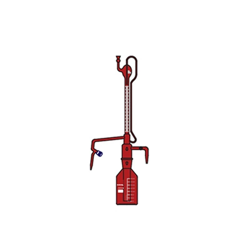  Borosil 50ml Amber Auto Burette Boroflo Stopcock 2155A12 image-3