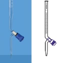 Borosil 100ml NABL Burette Boroflo Stopcock 2000016 image-1