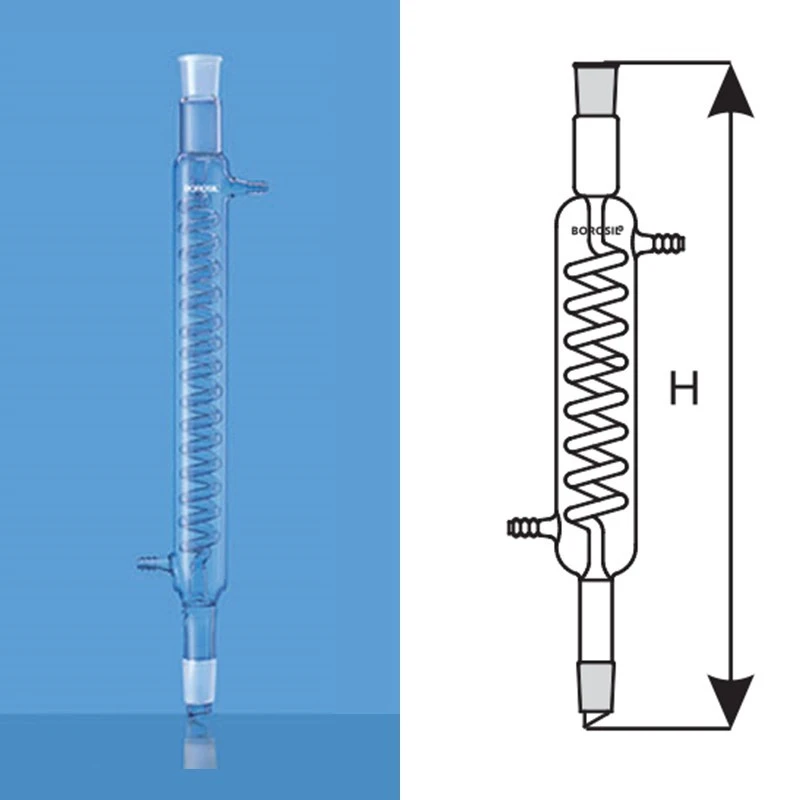 Borosil 400mm Graham Coiled Condenser Drip Tip 2560A92 image-1