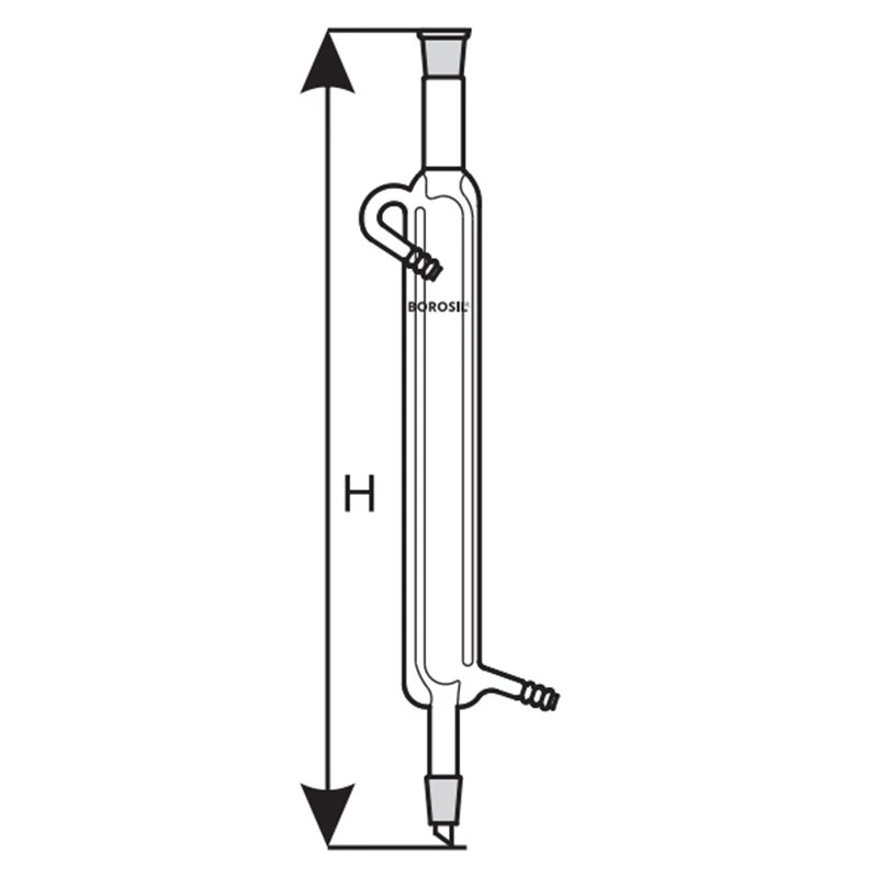  Borosil 200 mm Double Surface Condenser 2641087 image-3
