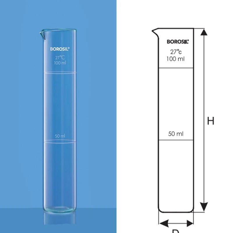 Borosil 100 ml Nessler Cylinder 2975016 image-1