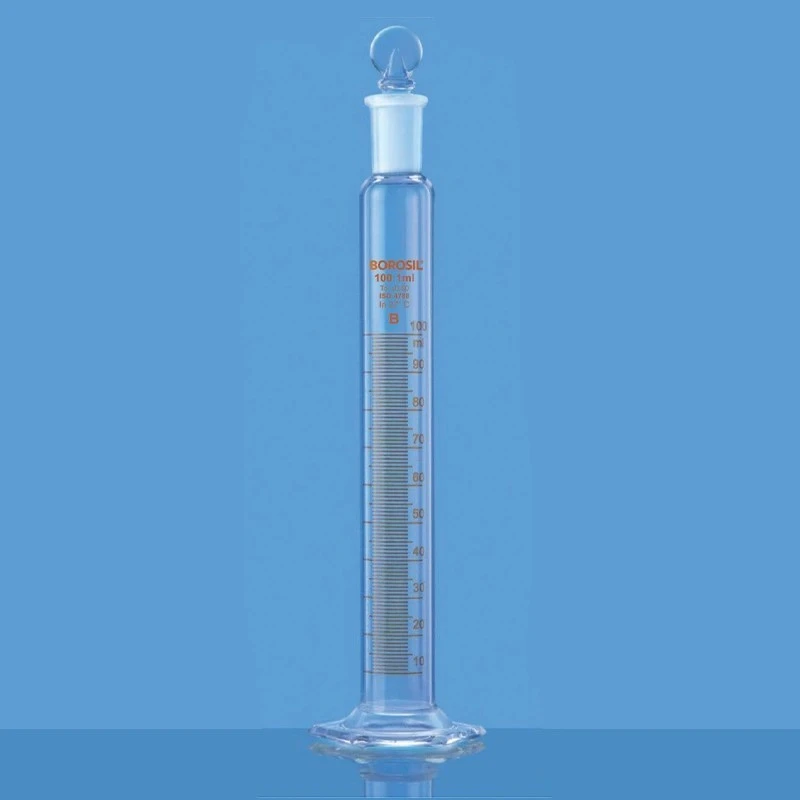  Borosil 10ml Cylinder Class B Hexagonal Base Stopper 2982006 image-2