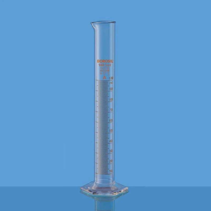  Borosil 1000ml Cylinder Class A Hexagonal Base Pour 3021029 image-2