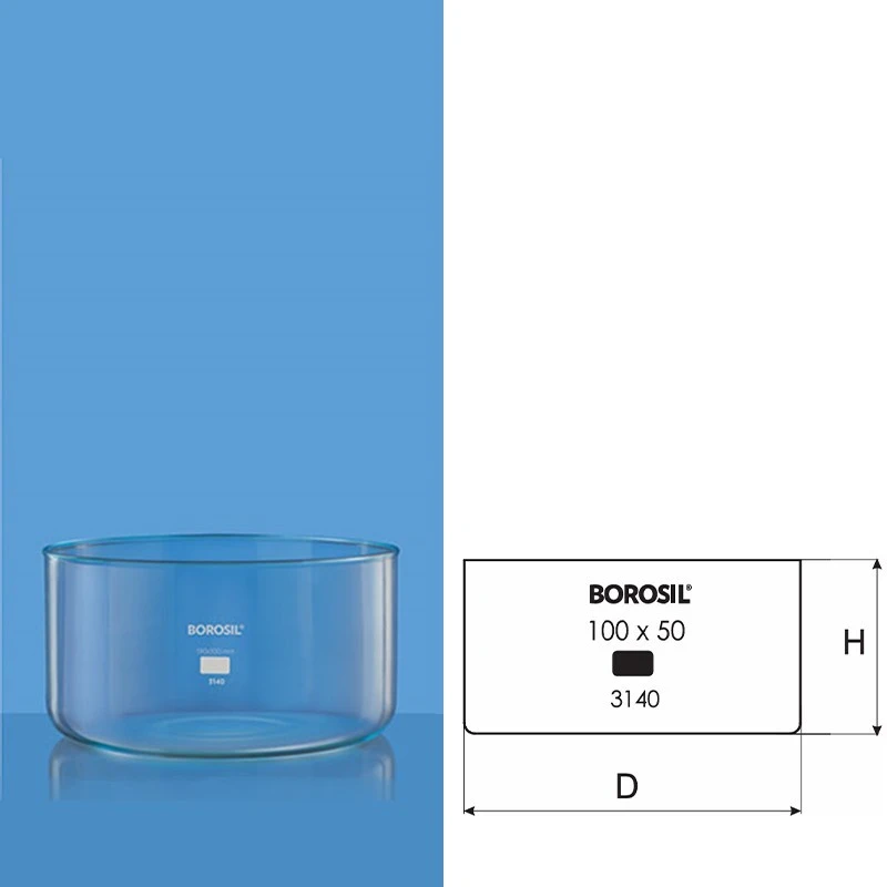 Borosil 330 ml Crystallizing Dishes 3140077 image-1