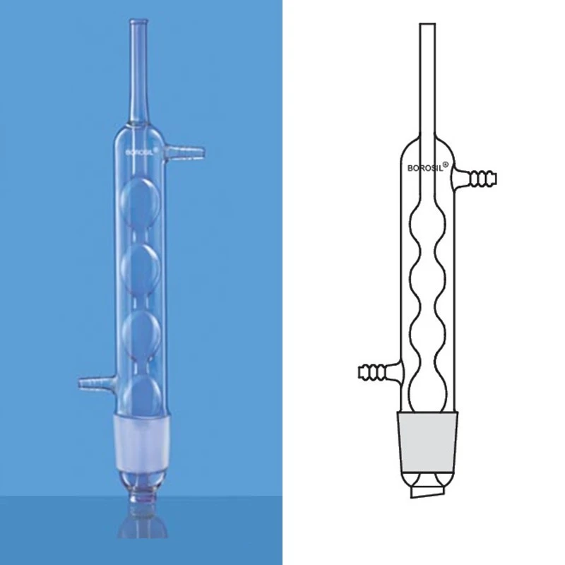 Borosil Medium Condenser Extraction Apparatus 3741016 image-1