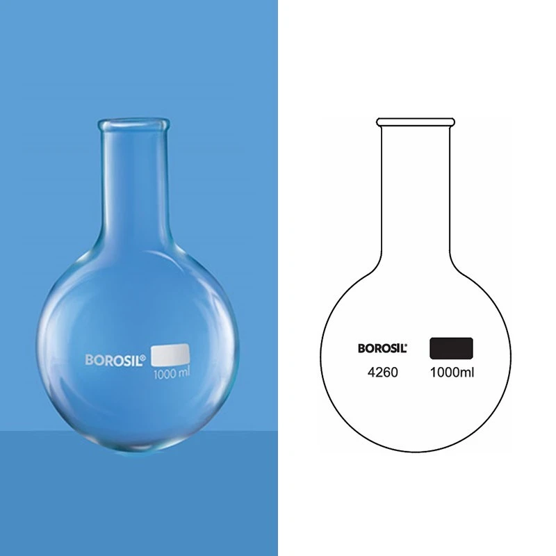 Borosil 20000ml Narrow Mouth Round Bottom Flask 4260040 image-1