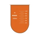  Borosil 1000ml Amber Dissolution E-Flask USP 4267029 image-3