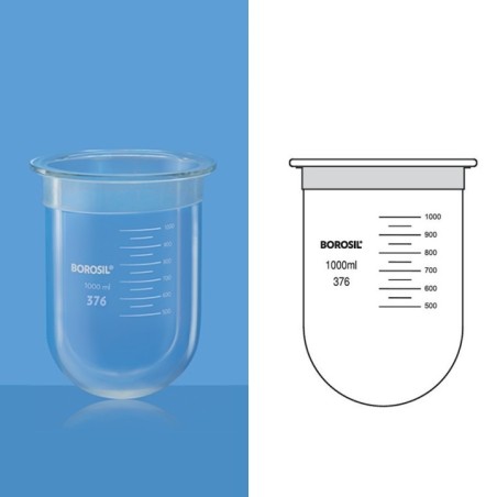 Borosil 1000 ml Dissolution Flask 4270029 image-1