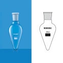 Borosil 5ml Pear Shape Flask With I/C Joint 4315005 image-1