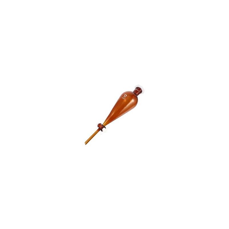 amber-colour-separating-funnels-with-glass-key-stopcock-interchangeable-stopper-conical-pear-shape-plain-stem-8691-1