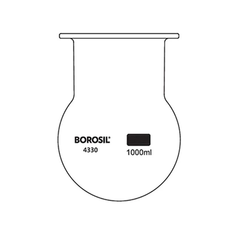  Borosil 20000ml Wide Mouth Reaction Vessel Flask 4330040 image-3