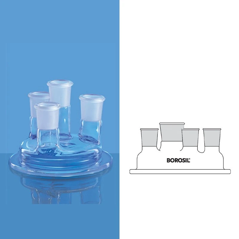 Borosil 19/26 Lid For Reaction Vessel Flask 4331Z98 image-1
