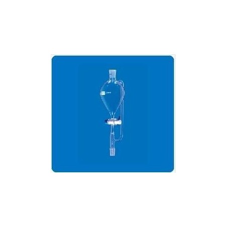 pressure-equalising-funnels-pear-shape-with-socket-ptfe-key-stopcock-and-stem-with-cone-8732