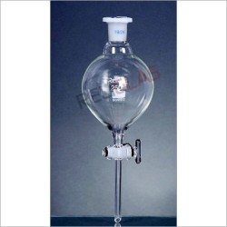 separating-funnels-with-glass-key-stopcock-interchangeable-stopper-globe-shape-plain-stem-8747