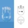 Borosil 4386C29 - 1000 ml 4 Necks Round Bottom Flask, Parallel