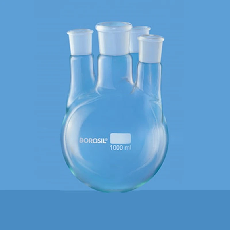  Borosil 3000ml 4-Neck Round Bottom Flask Parallel 4386A31 image-2