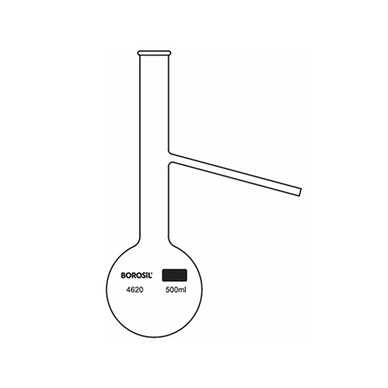  Borosil 250ml Distilling Flask Side Arm 4620021 image-3