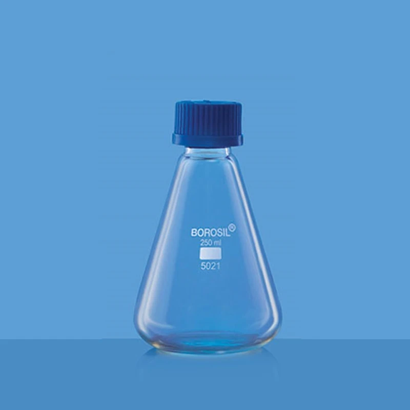  Borosil 1000ml Erlenmeyer Flask Narrow Mouth Screw Cap 5021029 image-2